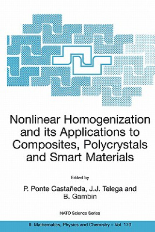 Carte Nonlinear Homogenization and its Applications to Composites, Polycrystals and Smart Materials P. Ponte Castaneda
