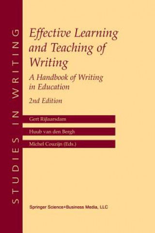 Kniha Effective Learning and Teaching of Writing Gert Rijlaarsdam