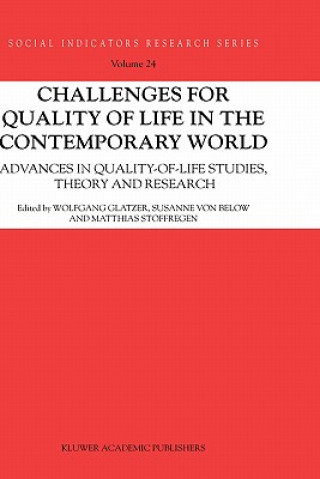 Carte Challenges for Quality of Life in the Contemporary World Wolfgang Glatzer