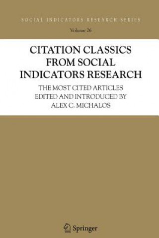 Könyv Citation Classics from Social Indicators Research A. C. Michalos