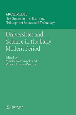 Carte Universities and Science in the Early Modern Period Mordechai Feingold