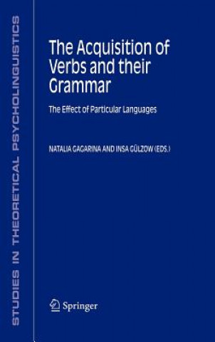 Livre Acquisition of Verbs and their Grammar: Natalia Gagarina