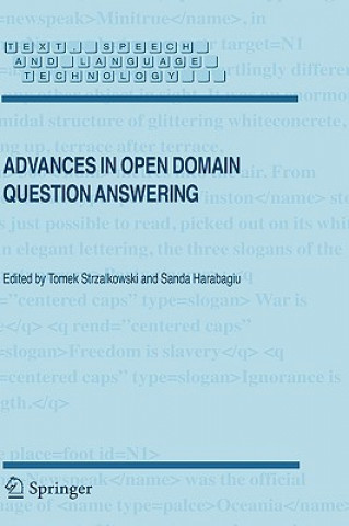 Książka Advances in Open Domain Question Answering Tomek Strzalkowski