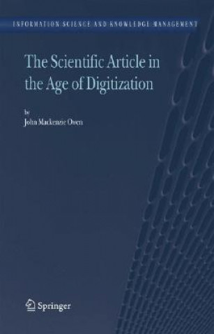 Kniha Scientific Article in the Age of Digitization John Mackenzie Owen