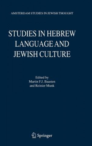 Książka Studies in Hebrew Language and Jewish Culture Martin F.J. Baasten