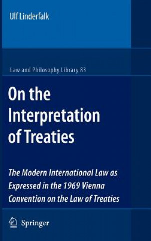 Kniha On the Interpretation of Treaties Ulf Linderfalk
