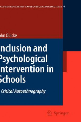 Książka Inclusion and Psychological Intervention in Schools John Quicke