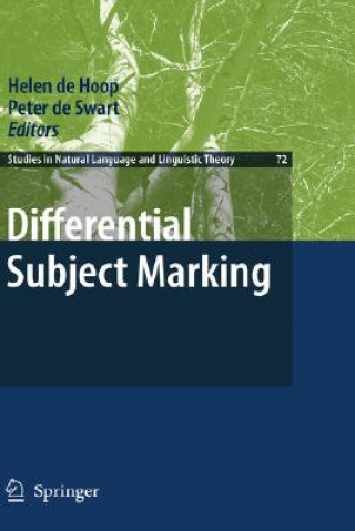 Книга Differential Subject Marking Helen de Hoop