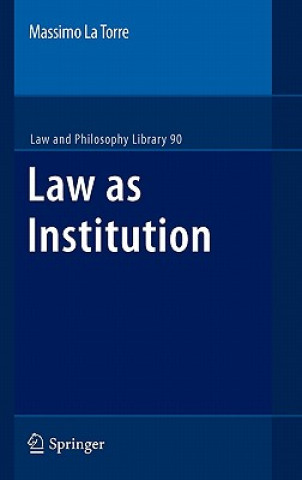 Buch Law as Institution Massimo La Torre