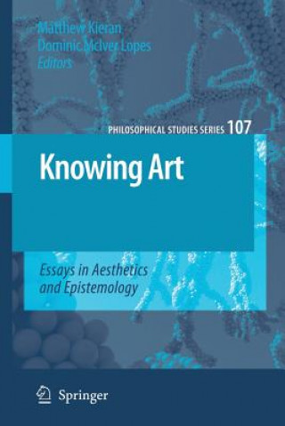 Book Knowing Art Matthew Kieran
