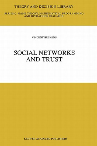 Knjiga Social Networks and Trust Vincent Buskens