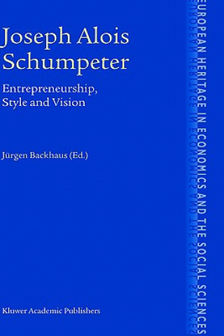 Libro Joseph Alois Schumpeter Jürgen G. Backhaus