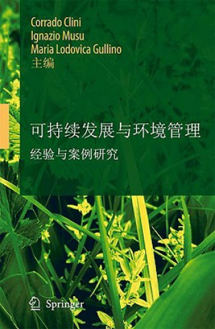 Book Sustainable Development and Environmental Management Corrado Clini