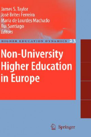 Książka Non-University Higher Education in Europe James S. Taylor