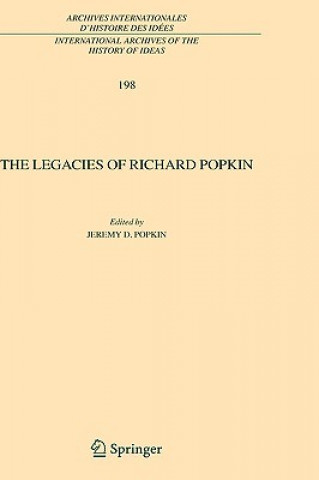 Kniha Legacies of Richard Popkin Jeremy D. Popkin