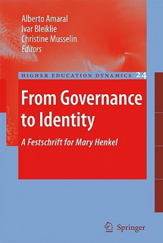 Kniha From Governance to Identity Alberto Amaral