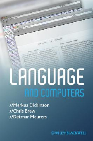 Knjiga Language and Computers Markus Dickinson