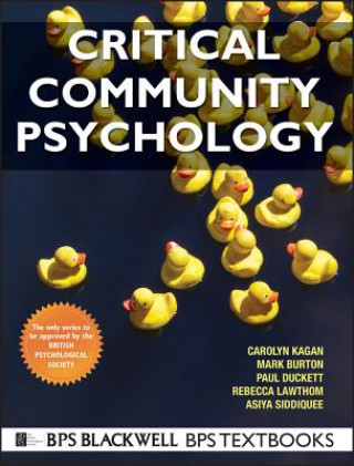 Kniha Critical Community Psychology Carolyn Kagan