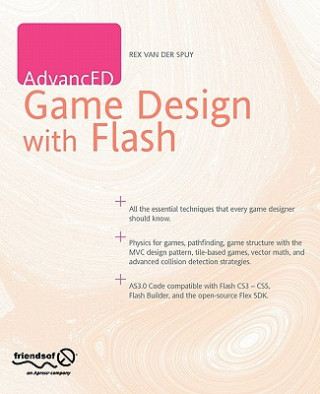 Книга AdvancED Game Design with Flash Rex van der Spuy