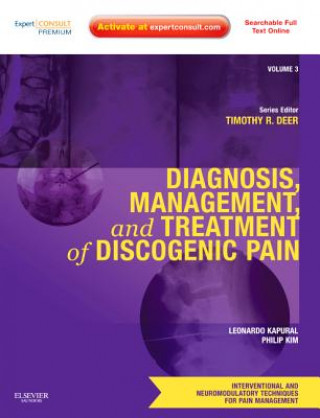 Libro Diagnosis, Management, and Treatment of Discogenic Pain Leonardo Kapural