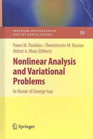 Książka Nonlinear Analysis and Variational Problems Panos M. Pardalos