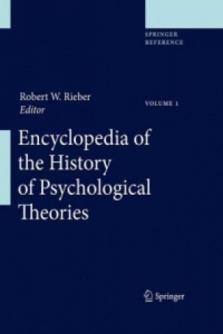 Kniha Encyclopedia of the History of Psychological Theories Robert W. Rieber
