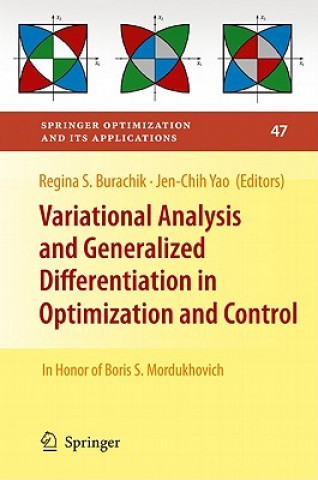 Könyv Variational Analysis and Generalized Differentiation in Optimization and Control Regina S. Burachik
