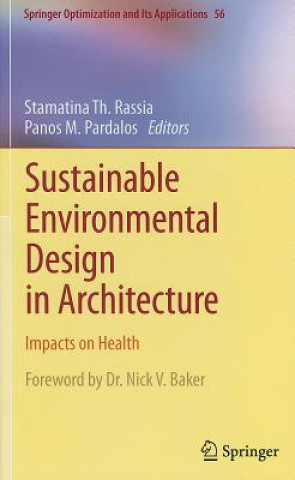 Kniha Sustainable Environmental Design in Architecture Stamatina Th. Rassia