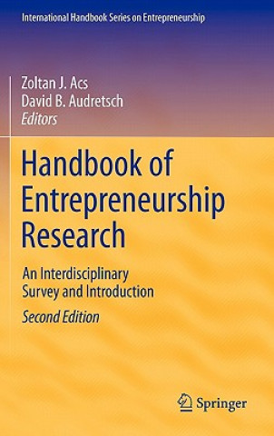 Carte Handbook of Entrepreneurship Research Zoltan J. Acs