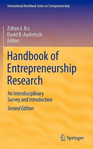 Kniha Handbook of Entrepreneurship Research Zoltan J. Acs