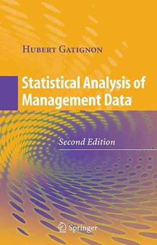 Kniha Statistical Analysis of Management Data Hubert Gatignon