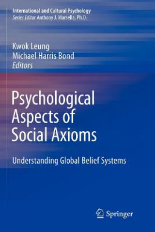 Książka Psychological Aspects of Social Axioms Kwok Leung