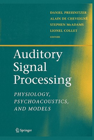 Kniha Auditory Signal Processing Daniel Pressnitzer