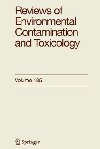 Książka Reviews of Environmental Contamination and Toxicology 185 George Ware