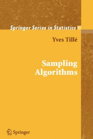 Kniha Sampling Algorithms Yves Tillé