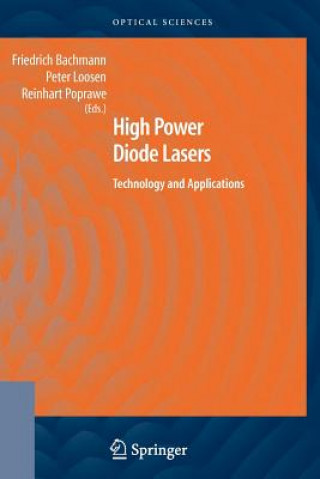 Knjiga High Power Diode Lasers Friedrich Bachmann
