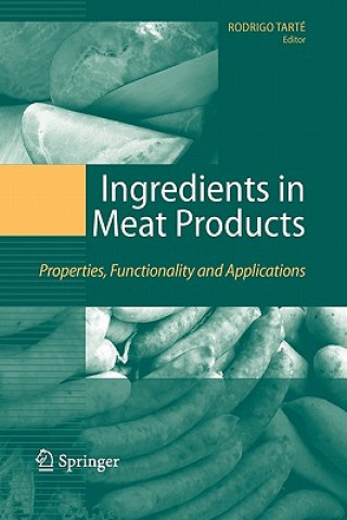 Kniha Ingredients in Meat Products Rodrigo Tarté