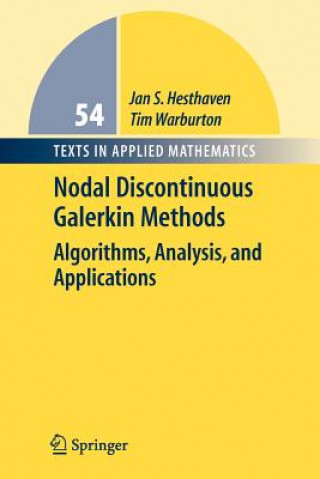 Knjiga Nodal Discontinuous Galerkin Methods Jan S. Hesthaven
