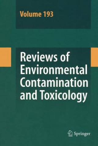Könyv Reviews of Environmental Contamination and Toxicology 193 George Ware