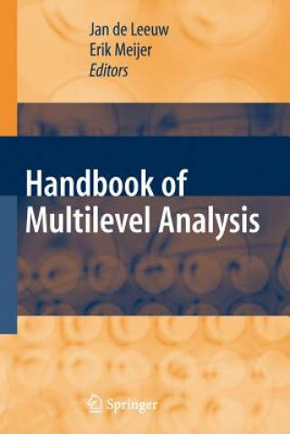 Kniha Handbook of  Multilevel Analysis Jan de Leeuw