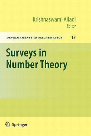 Knjiga Surveys in Number Theory Krishnaswami Alladi