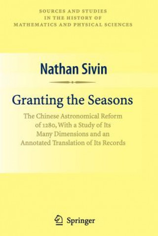 Kniha Granting the Seasons Nathan Sivin