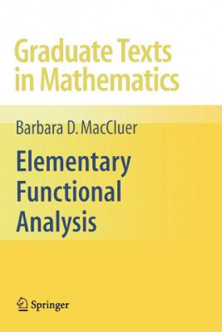 Book Elementary Functional Analysis Barbara D. MacCluer