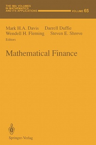 Kniha Mathematical Finance Mark H.A. Davis