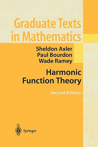 Kniha Harmonic Function Theory Sheldon Axler