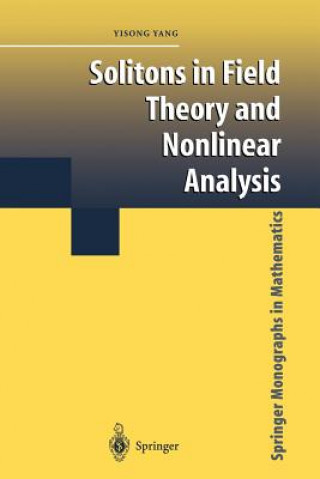 Książka Solitons in Field Theory and Nonlinear Analysis Yisong Yang