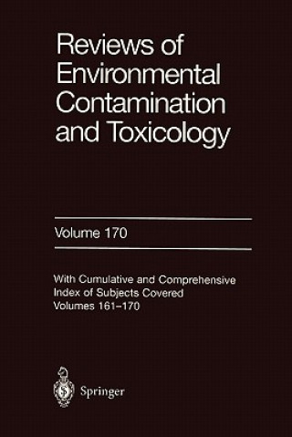 Knjiga Reviews of Environmental Contamination and Toxicology 170 