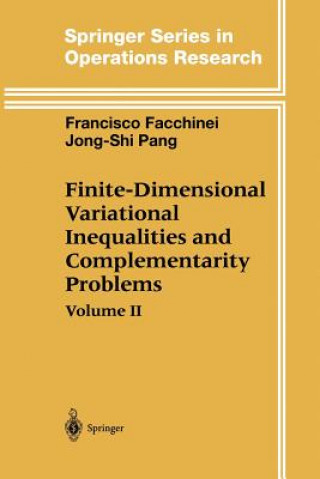 Carte Finite-Dimensional Variational Inequalities and Complementarity Problems Francisco Facchinei