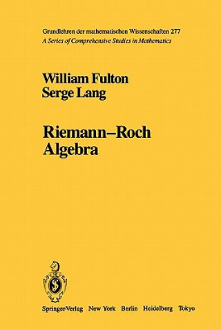 Kniha Riemann-Roch Algebra William Fulton