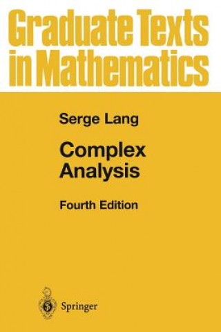 Kniha Complex Analysis Serge Lang